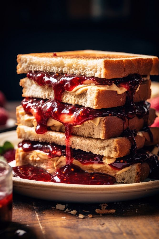 Sanwiches sandwich bread food. AI generated Image by rawpixel.