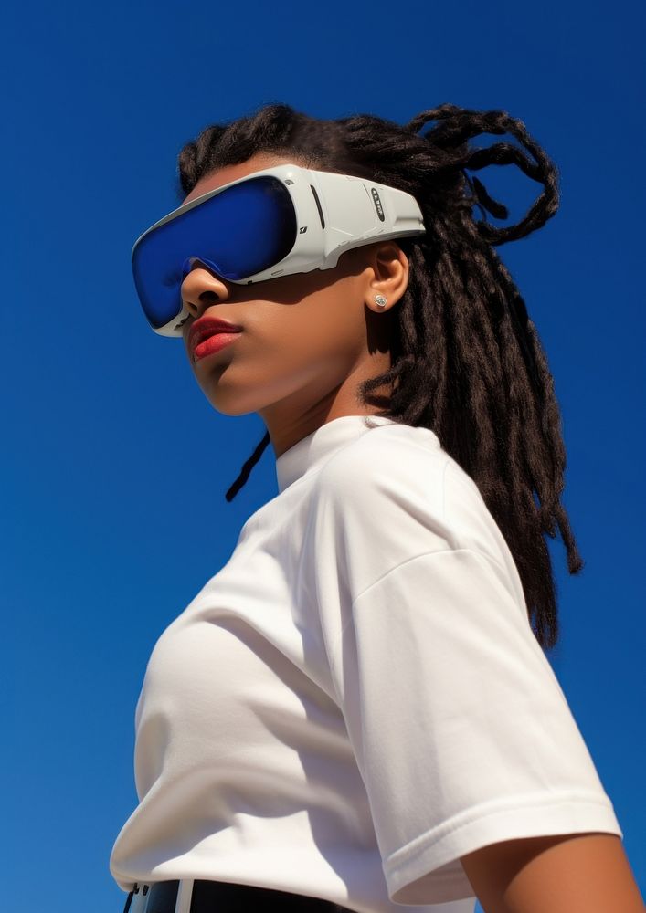 Black young woman sunglasses fashion sports. AI generated Image by rawpixel.
