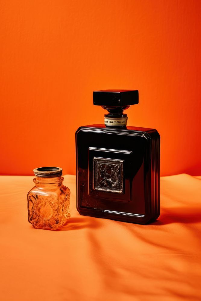 Black purfume bottle perfume technology container. AI generated Image by rawpixel.