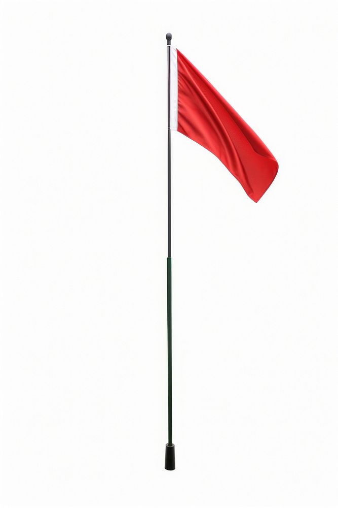 Golf flag white background patriotism standing. AI generated Image by rawpixel.