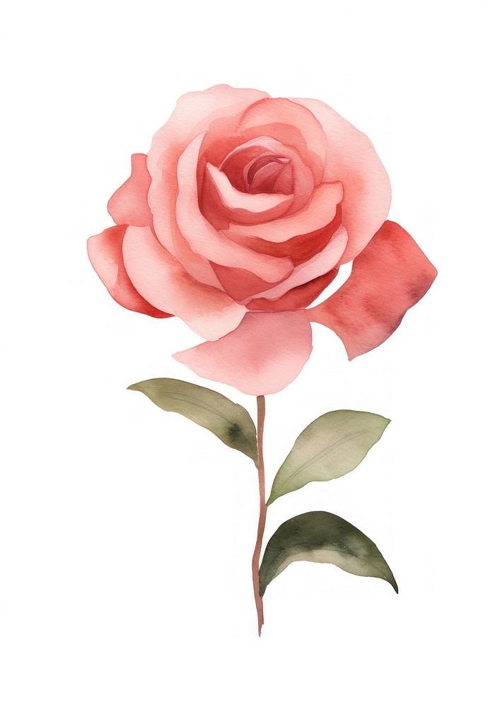 Minimal pink Rose rose flower petal. AI generated Image by rawpixel.