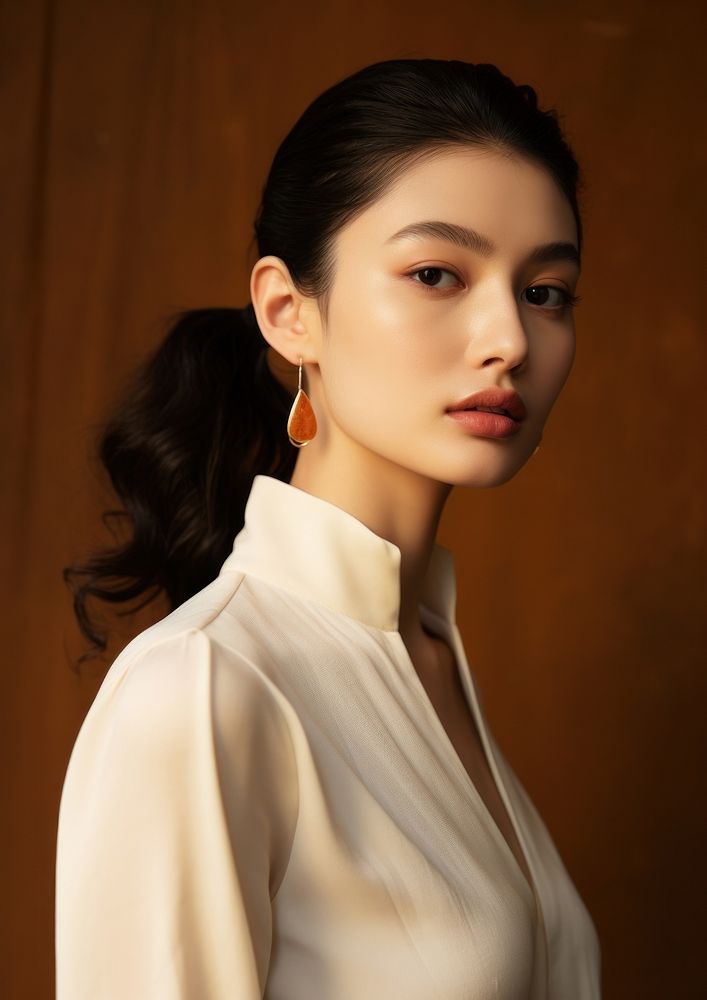Japanese women portrait fashion adult. AI generated Image by rawpixel.