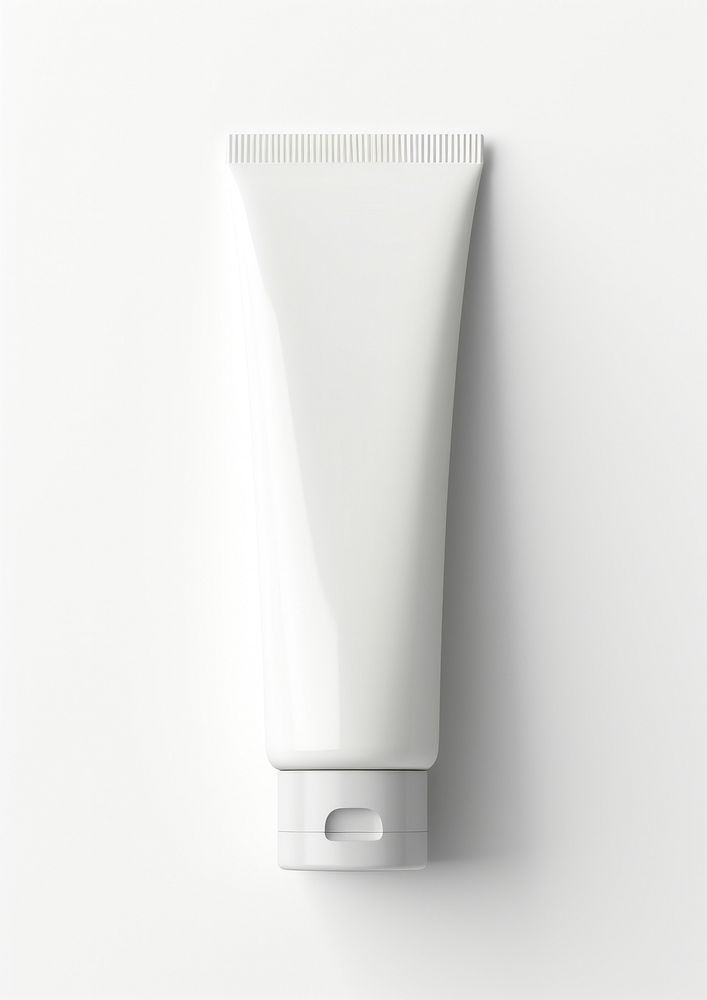 Cosmetic Tube Mockup cosmetics white background toothpaste. AI generated Image by rawpixel.