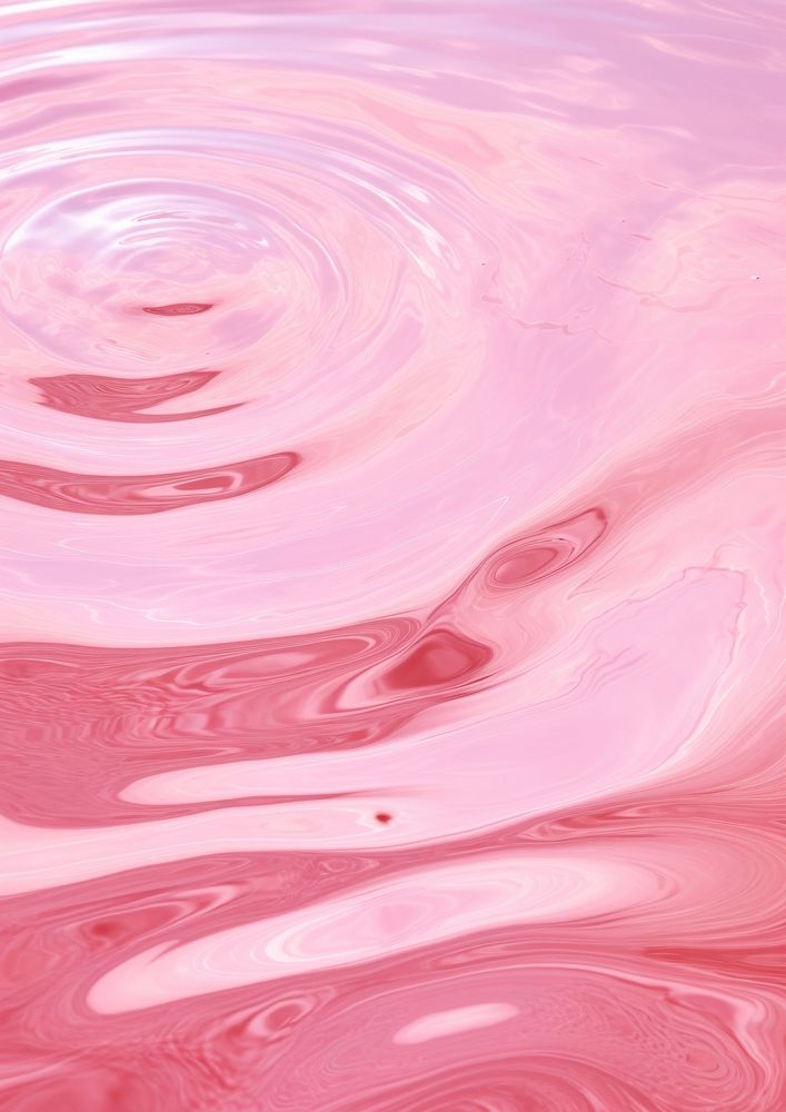 Circular water waves outdoors petal pink. AI generated Image by rawpixel.