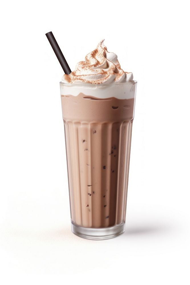 A chocolate milkshake smoothie dessert drink. AI generated Image by rawpixel.