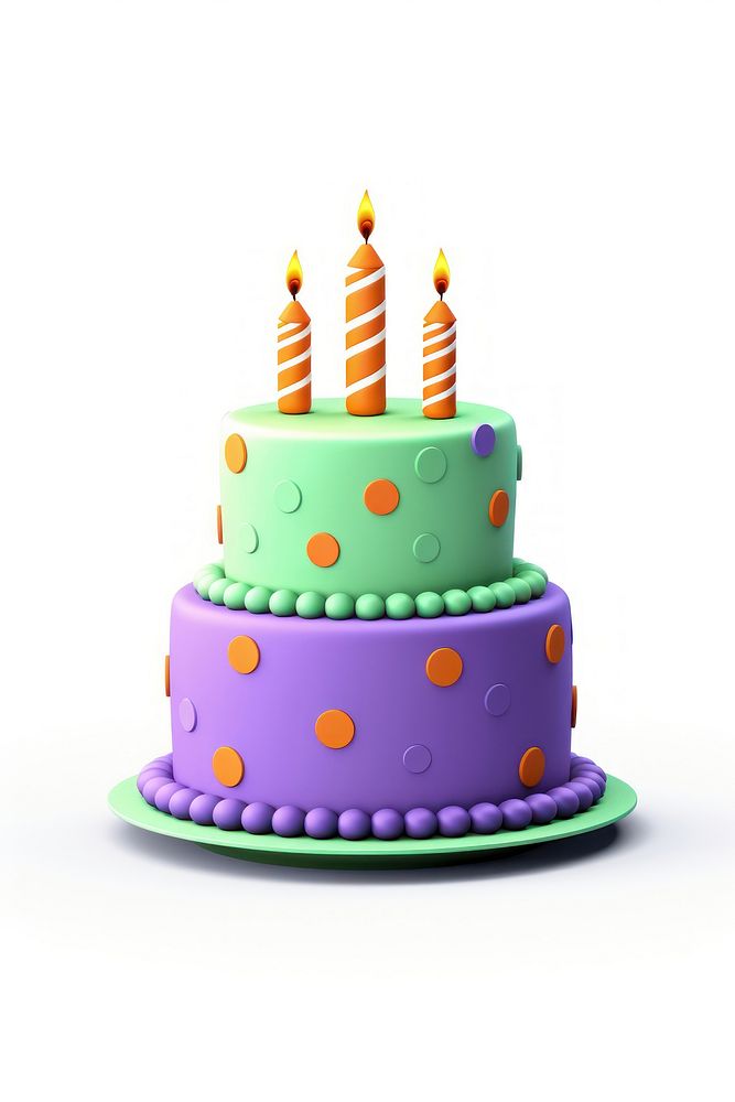 Party cake dessert purple food. AI generated Image by rawpixel.