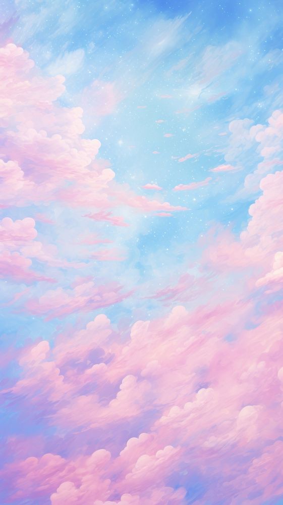 Sky galaxy outdoors nature cloud. AI generated Image by rawpixel.