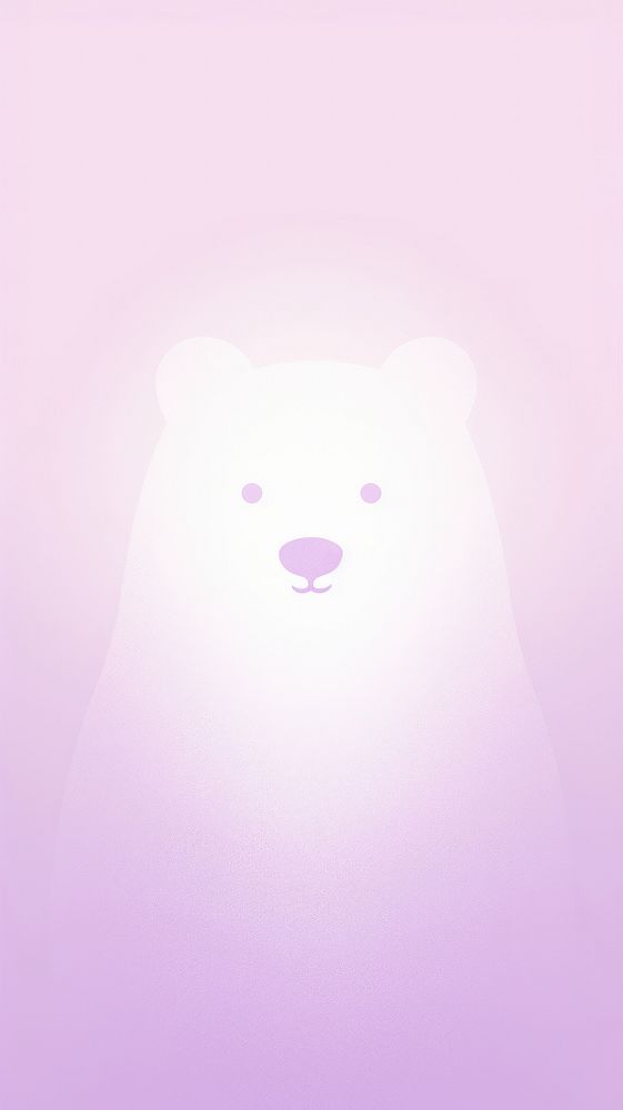 Polar bear shadow purple portrait bathroom. AI generated Image by rawpixel.