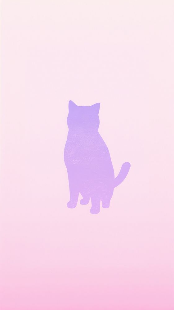 Cat walking shadow silhouette animal mammal. AI generated Image by rawpixel.