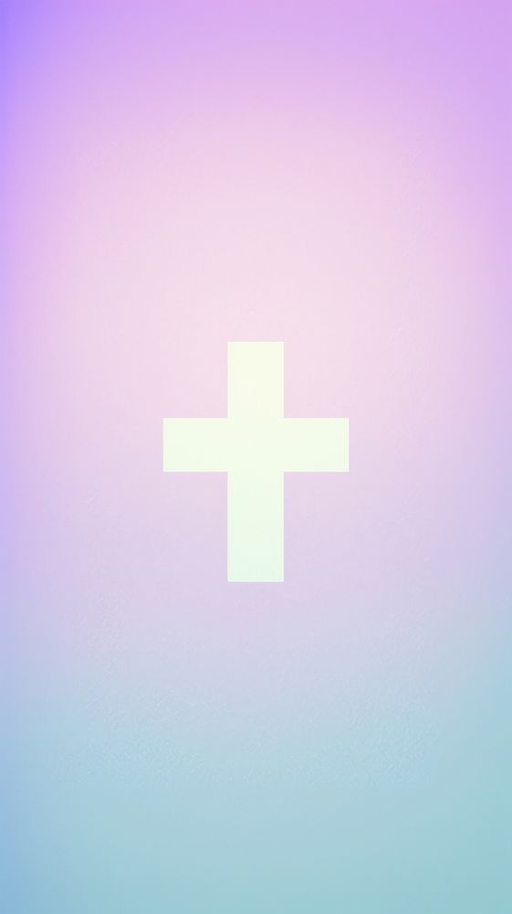 Cross christianity icon purple symbol medicine. AI generated Image by rawpixel.
