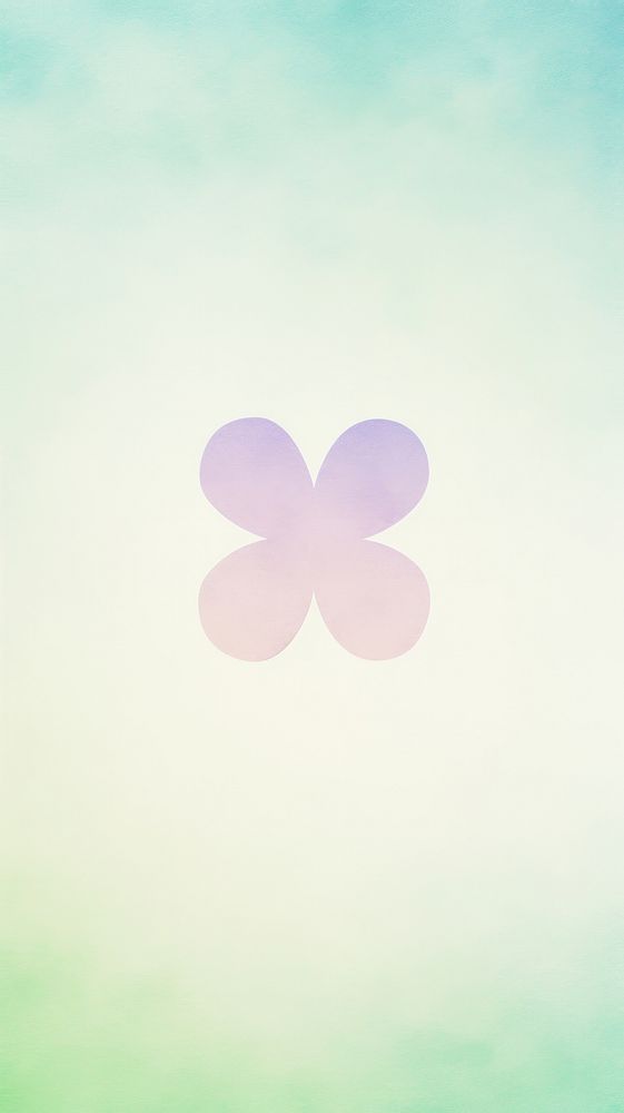 Clover leaf icon purple nature sky. AI generated Image by rawpixel.