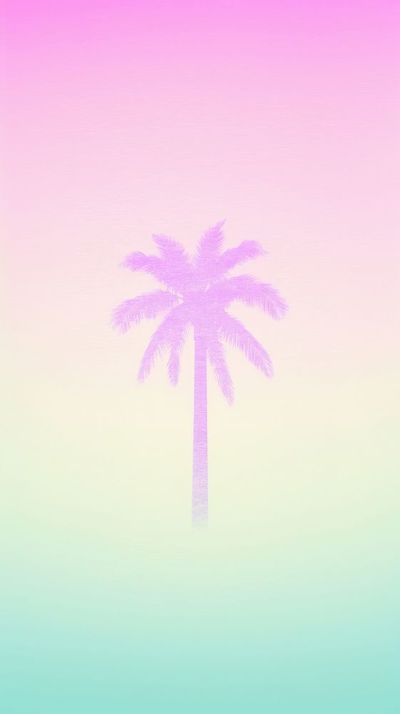 Coconut tree icon nature purple plant. AI generated Image by rawpixel.