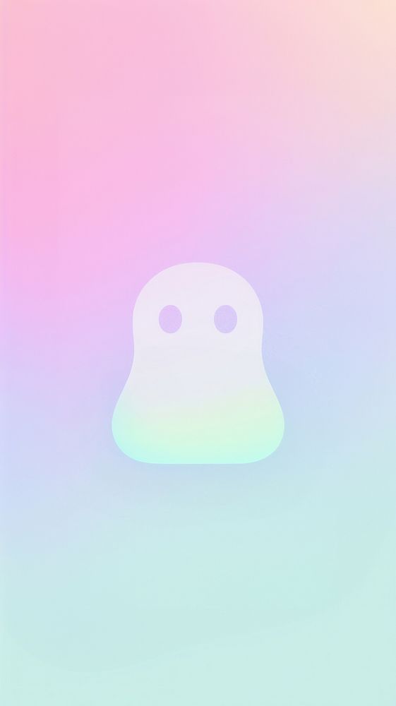 Ghost icon purple glowing cartoon. AI generated Image by rawpixel.