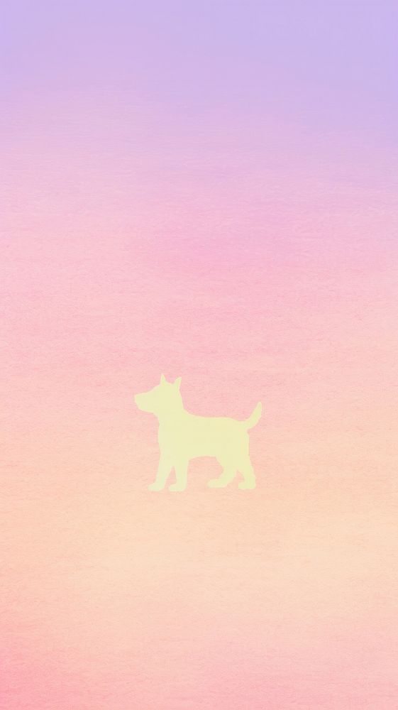 Dog walking sideview animal mammal purple. AI generated Image by rawpixel.