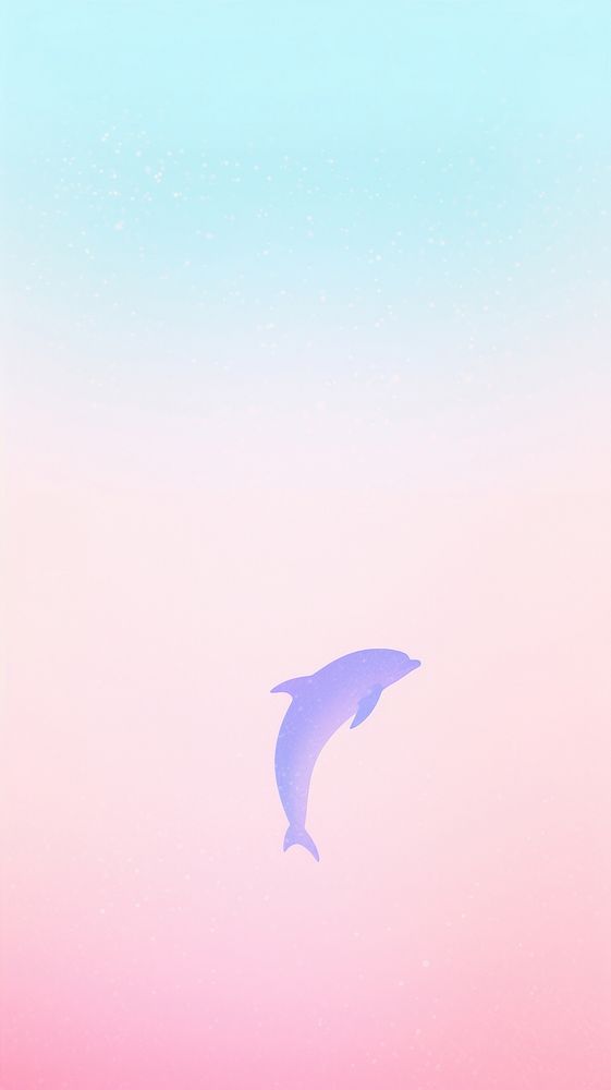 Dophin swimming sideview dolphin animal silhouette. AI generated Image by rawpixel.