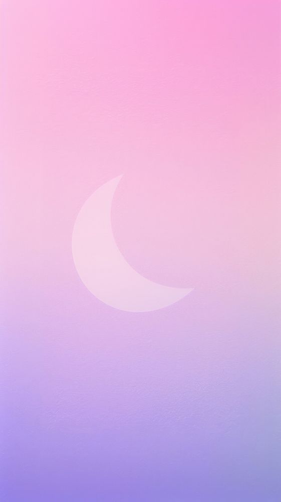 Half moon icon purple nature backgrounds. AI generated Image by rawpixel.