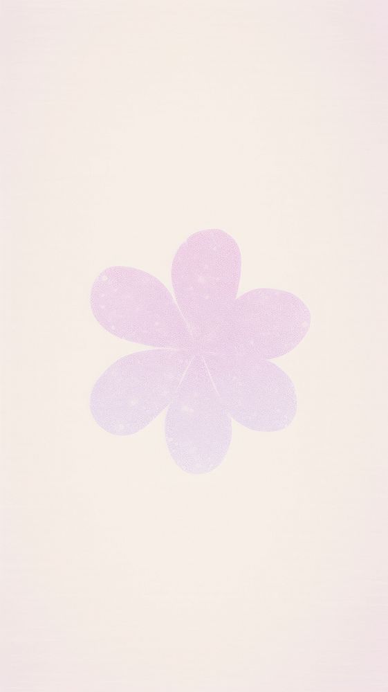 Sakura icon purple flower petal. AI generated Image by rawpixel.