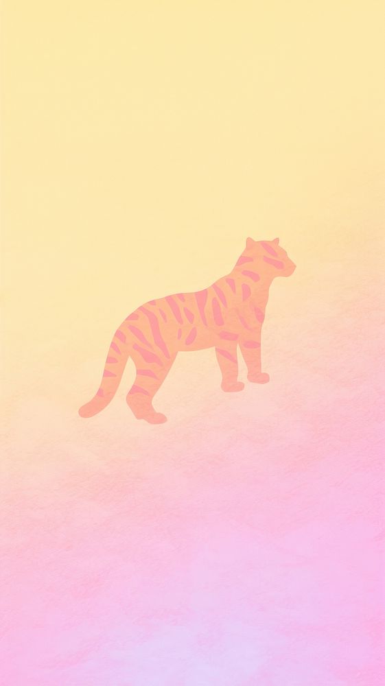 Tiger walking sideview animal mammal pet. AI generated Image by rawpixel.