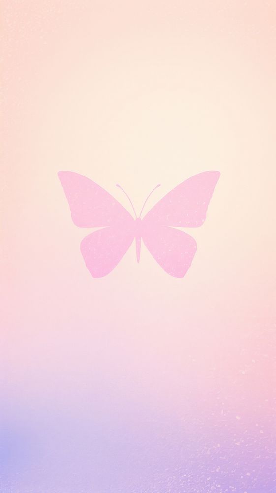 Pink butterfly outdoors purple nature. AI generated Image by rawpixel.