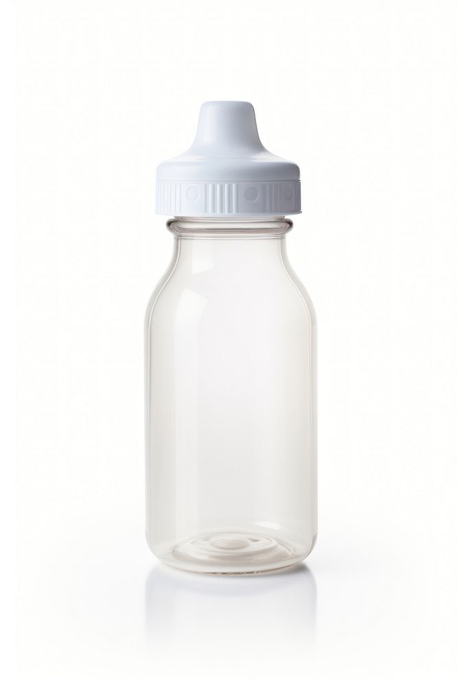 A Baby milk Bottle bottle jar white background. AI generated Image by rawpixel.