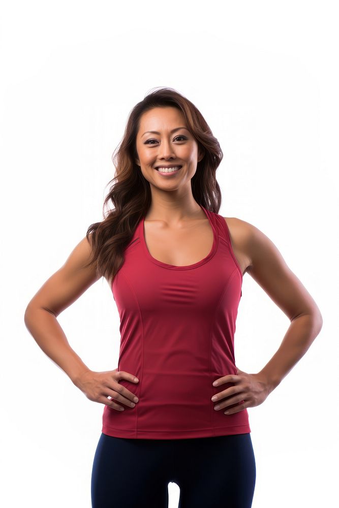 An asian Female swimming coach looking female smile. AI generated Image by rawpixel.