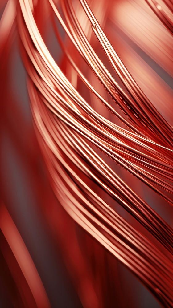 Copper wire backgrounds technology abstract. AI generated Image by rawpixel.