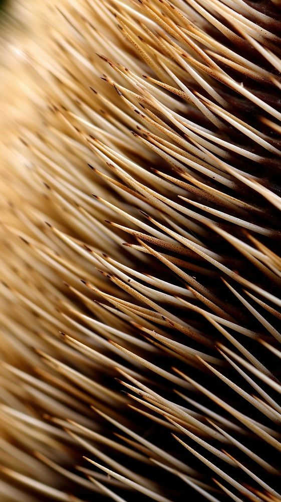 Hedgehog macro photography erinaceidae backgrounds. AI generated Image by rawpixel.