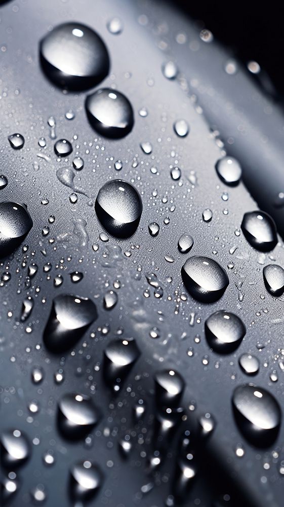 Silver rain macro photography backgrounds. AI generated Image by rawpixel.