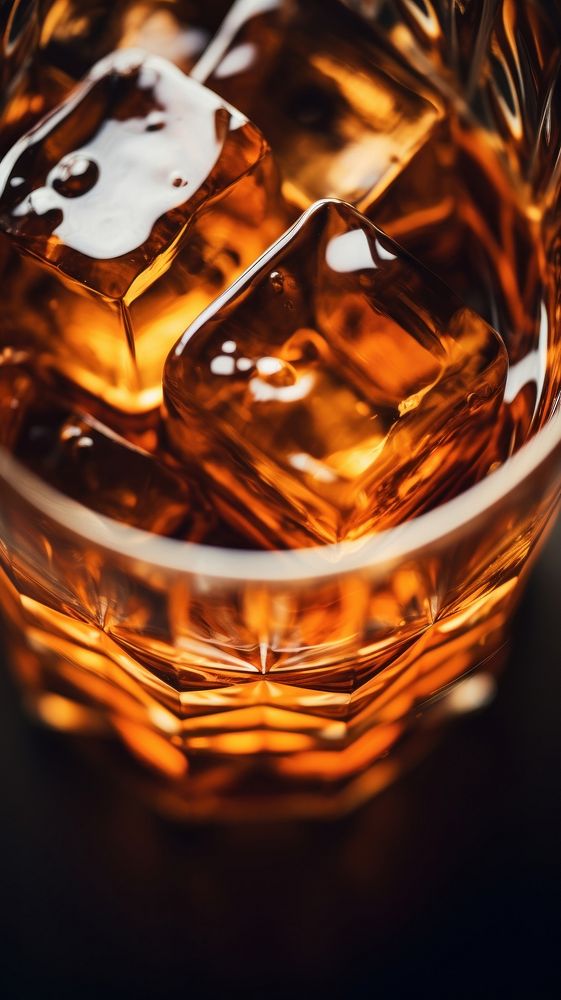 Whiskey whisky drink light. AI generated Image by rawpixel.
