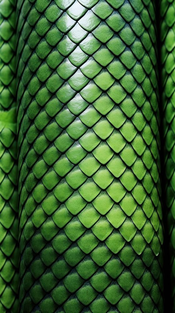 Green snake skin reptile texture backgrounds. AI generated Image by rawpixel.