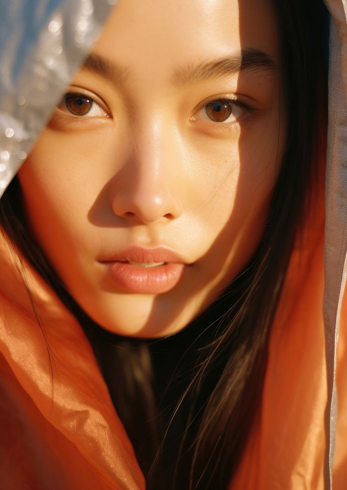 Mongolia woman portrait photo skin. AI generated Image by rawpixel.