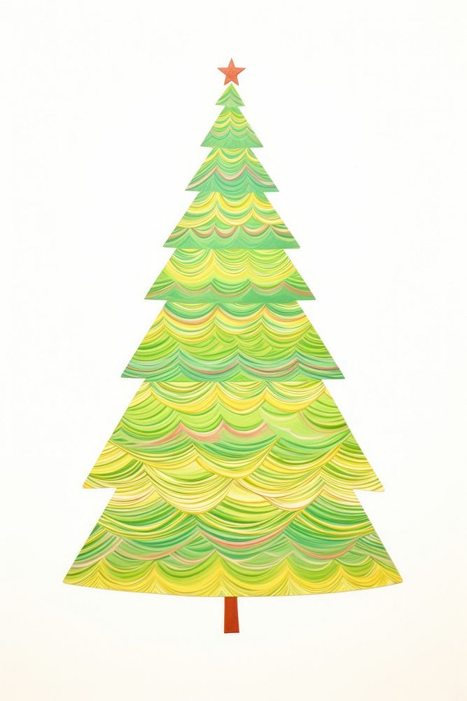 Christmas tree decorate white background anticipation celebration. AI generated Image by rawpixel.