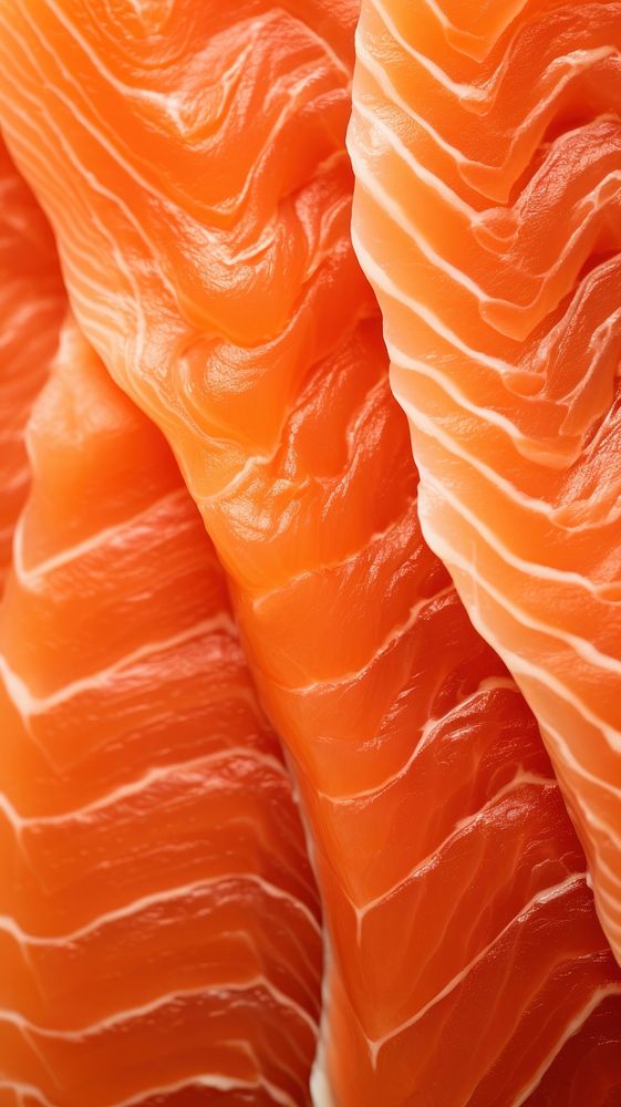 Raw salmon seafood backgrounds vegetable. AI generated Image by rawpixel.