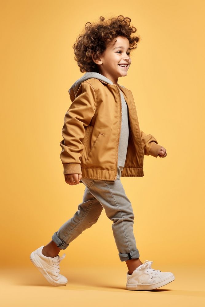 A happy kid footwear child happiness. AI generated Image by rawpixel.