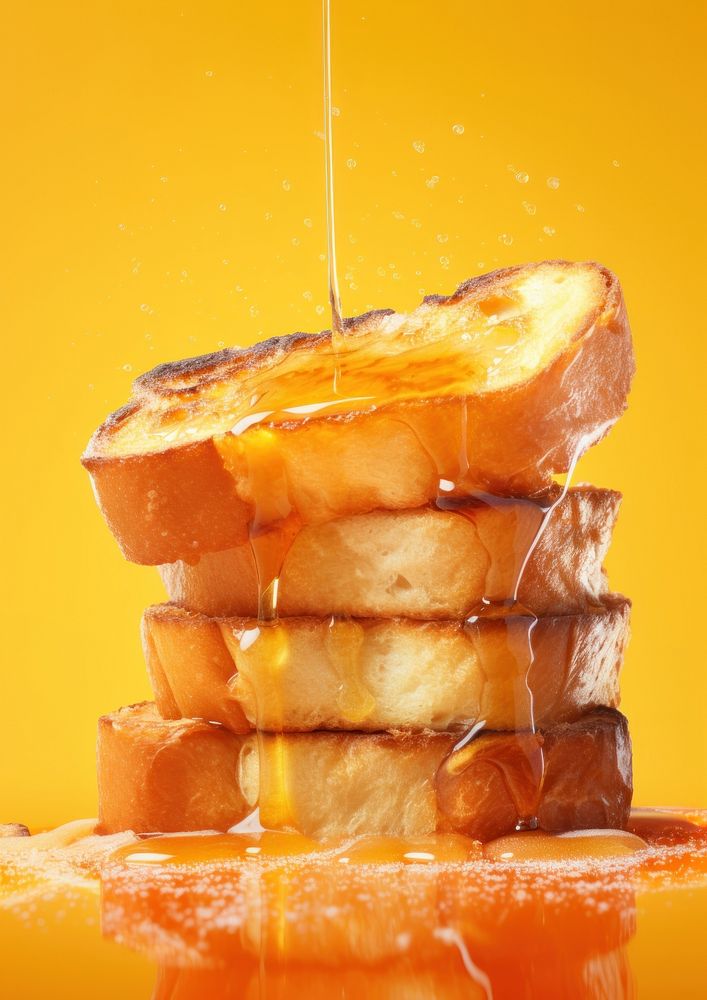 Classic French Toast toast food breakfast. AI generated Image by rawpixel.
