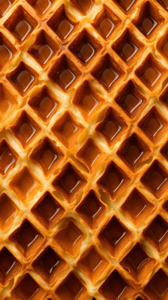 Waffle texture waffle backgrounds repetition. AI generated Image by rawpixel.