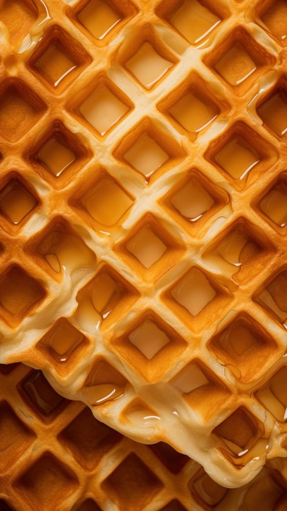 Waffle texture waffle food backgrounds. AI generated Image by rawpixel.