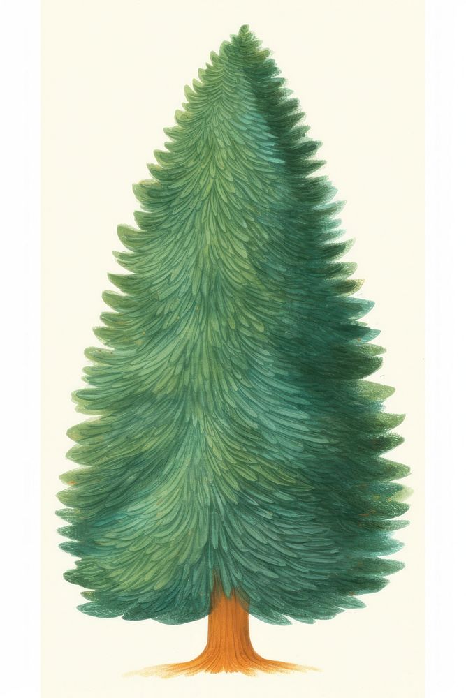 Christmas tree plant pine fir. AI generated Image by rawpixel.