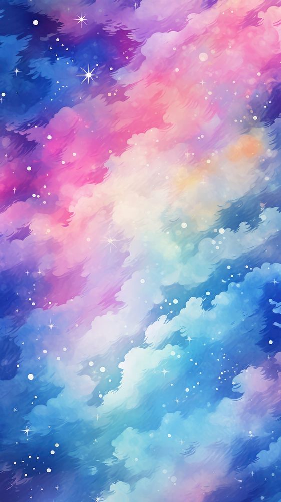 Rainbow outdoors painting nature. AI generated Image by rawpixel.