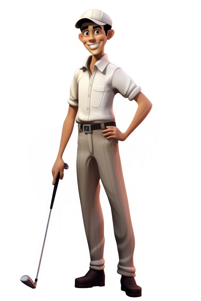 Human wearing golf player costume cartoon sports adult. AI generated Image by rawpixel.