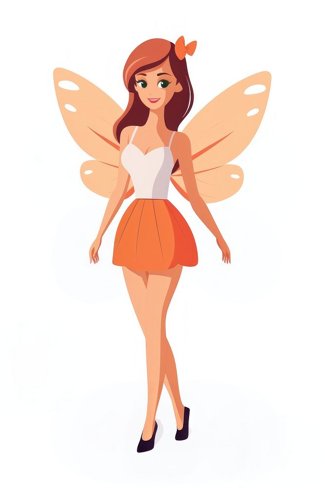 Fairy cartoon fairy adult. AI generated Image by rawpixel.