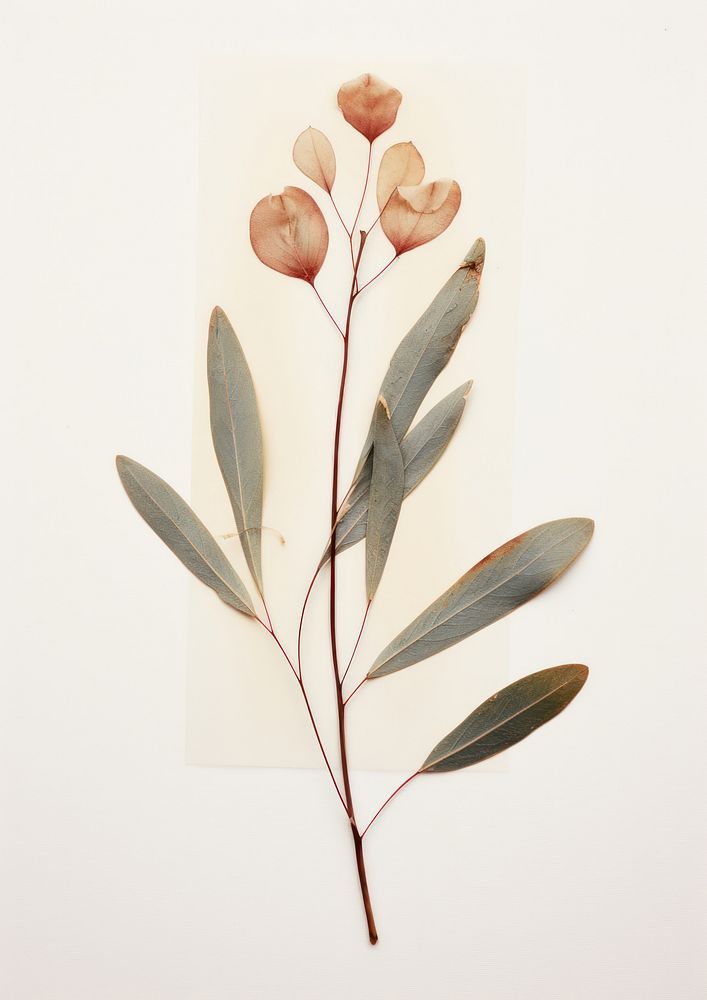 Eucalyptus flower plant leaf. AI generated Image by rawpixel.