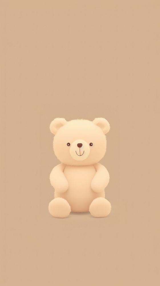 A teddy bear cute toy representation. AI generated Image by rawpixel.