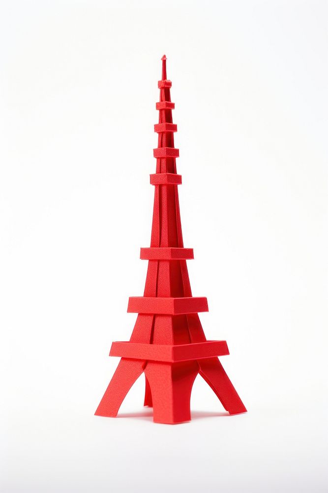 Tokyo tower white background architecture furniture. AI generated Image by rawpixel.
