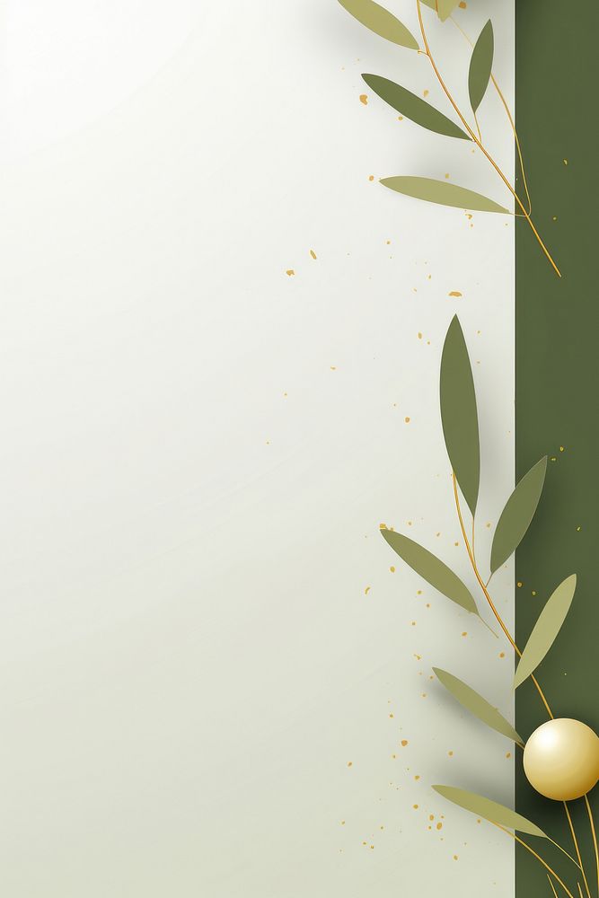 Olive backgrounds plant paper. AI generated Image by rawpixel.