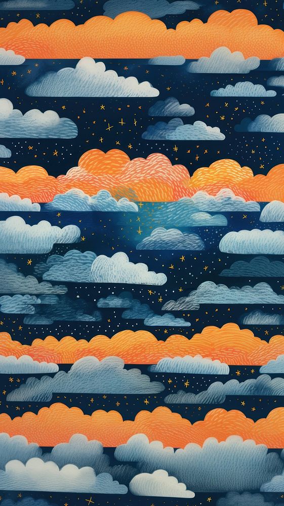 Night sky pattern outdoors nature art. AI generated Image by rawpixel.
