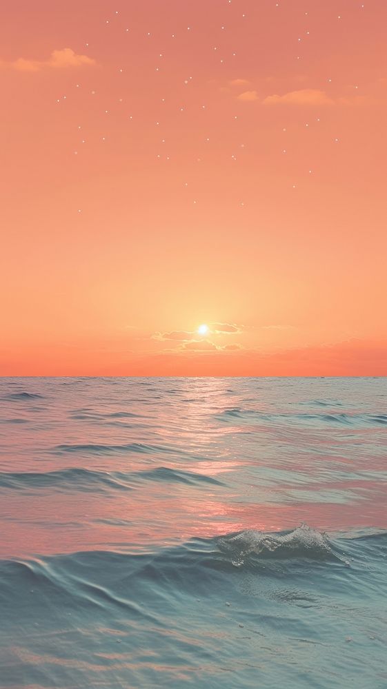 Sunrise outdoors horizon nature. AI generated Image by rawpixel.