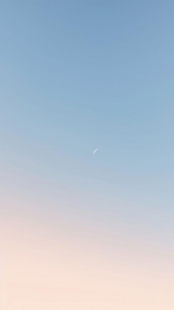 Moon in the sky astronomy outdoors horizon. AI generated Image by rawpixel.