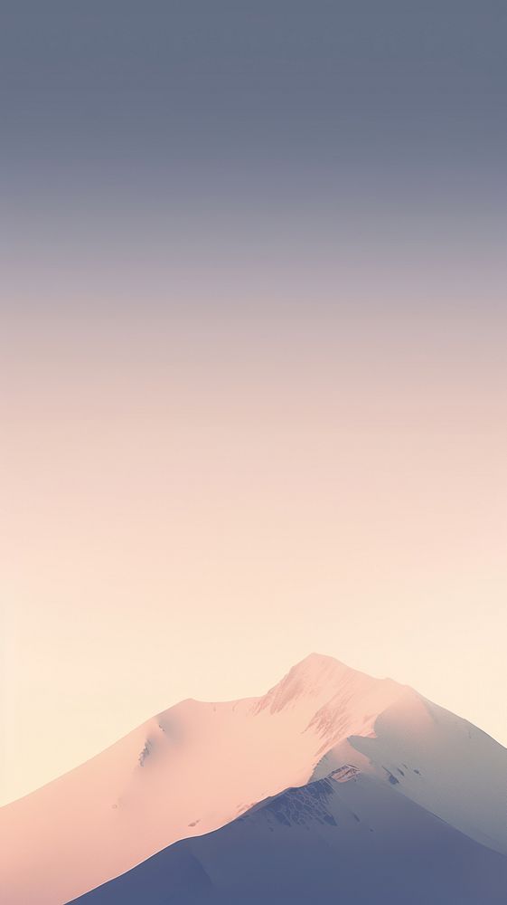 Mountain outdoors nature sky. AI generated Image by rawpixel.