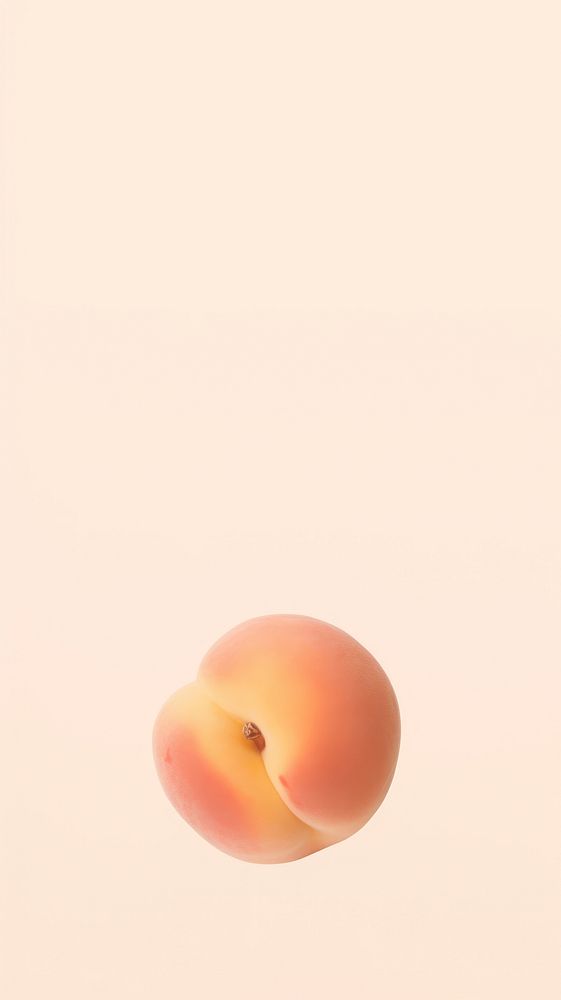 Peach simplicity apricot produce. AI generated Image by rawpixel.